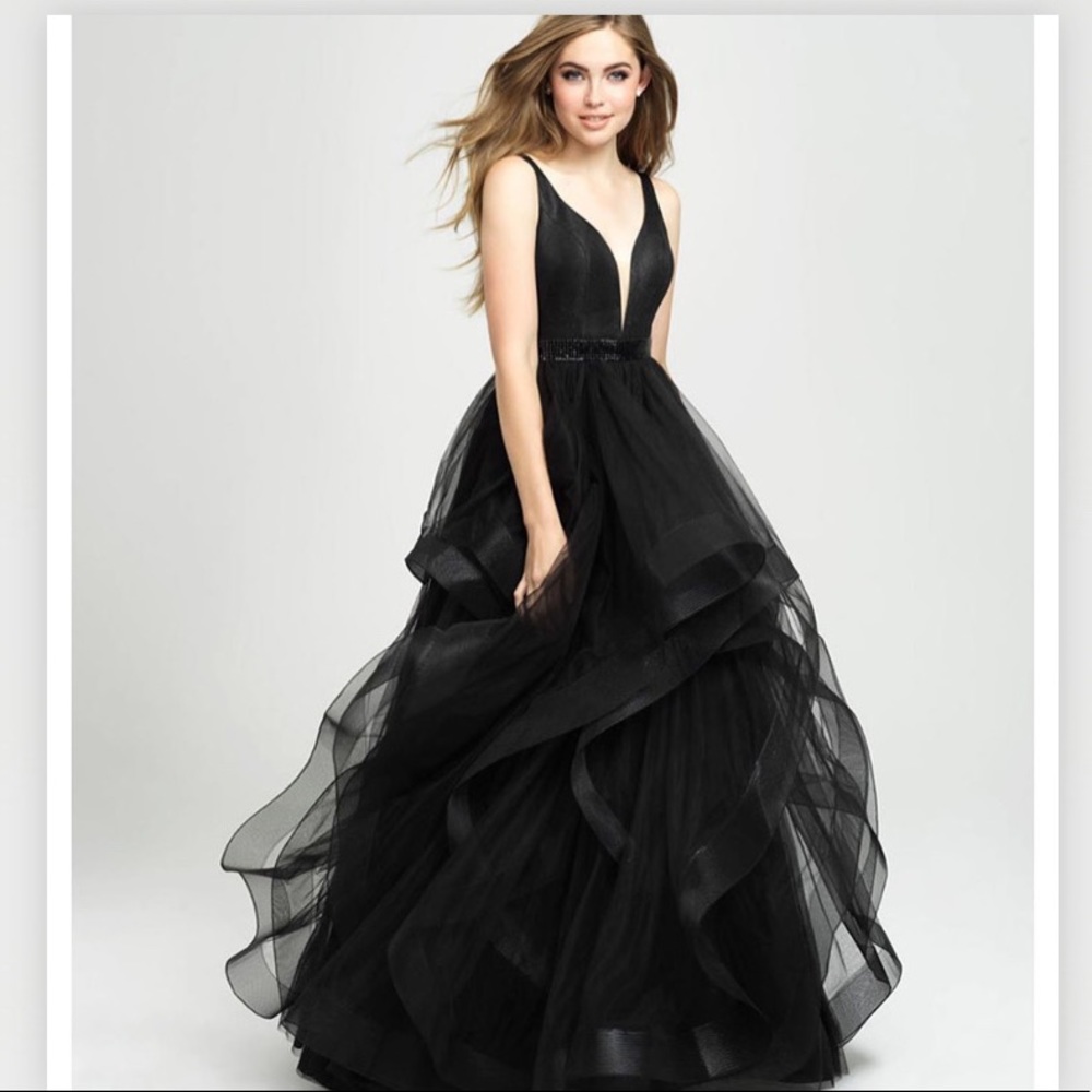Black ballgown, size 2